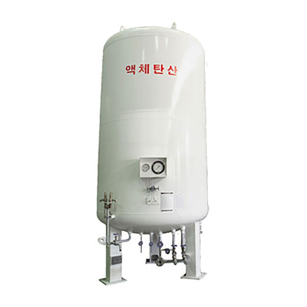 L-CO2 Storage Tank  Vertical Type (Diameter : 1500 ~ 2250mm   Height : 4490 ~ 14761mm)