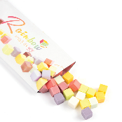 Rainbow cube cheese