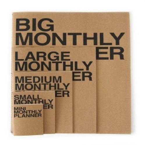 JSTORY Monthly Planner Paper Simple planner note book A3, A4, A5, A6, A7 (Mini Monthly Planner A7)