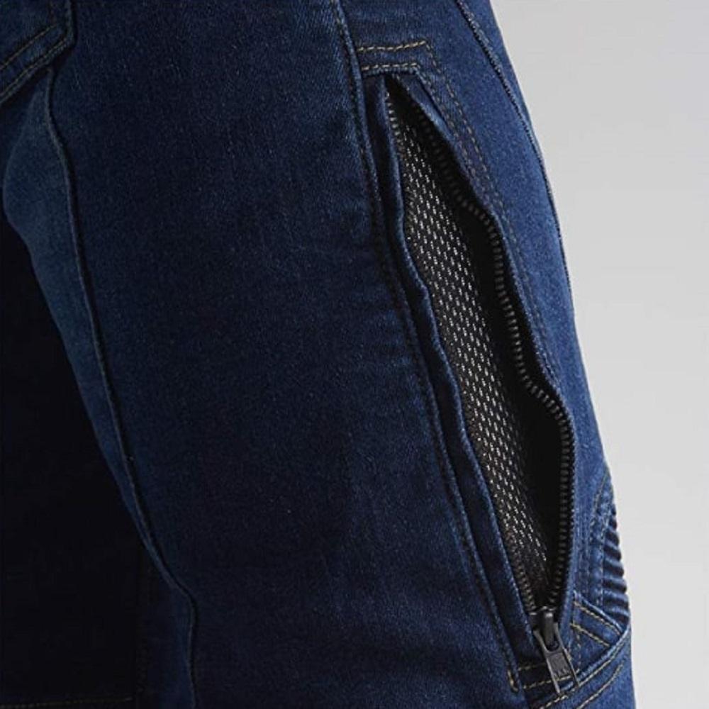 [MAXLER] Men’s Bike Motorcycle Motorbike Kevlar Jeans 1604 Blue