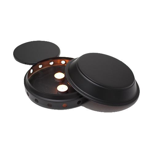 JBWOOD Feet Heater 3 Layer Structure with Tealight Candles