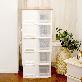 detail image2 Urban Wood Tops Slim Chest of Drawers White Transparent