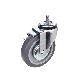 detail image3 4inch Heavy Duty Caster, All Swivel 1/2-13UNC1 Stem Caster with Side Locking and Rubber Plastic