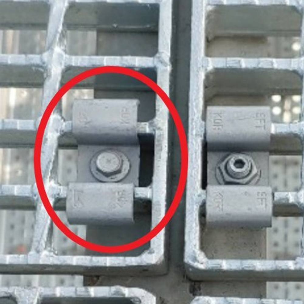 Grating clip (clamp) PSFG-32