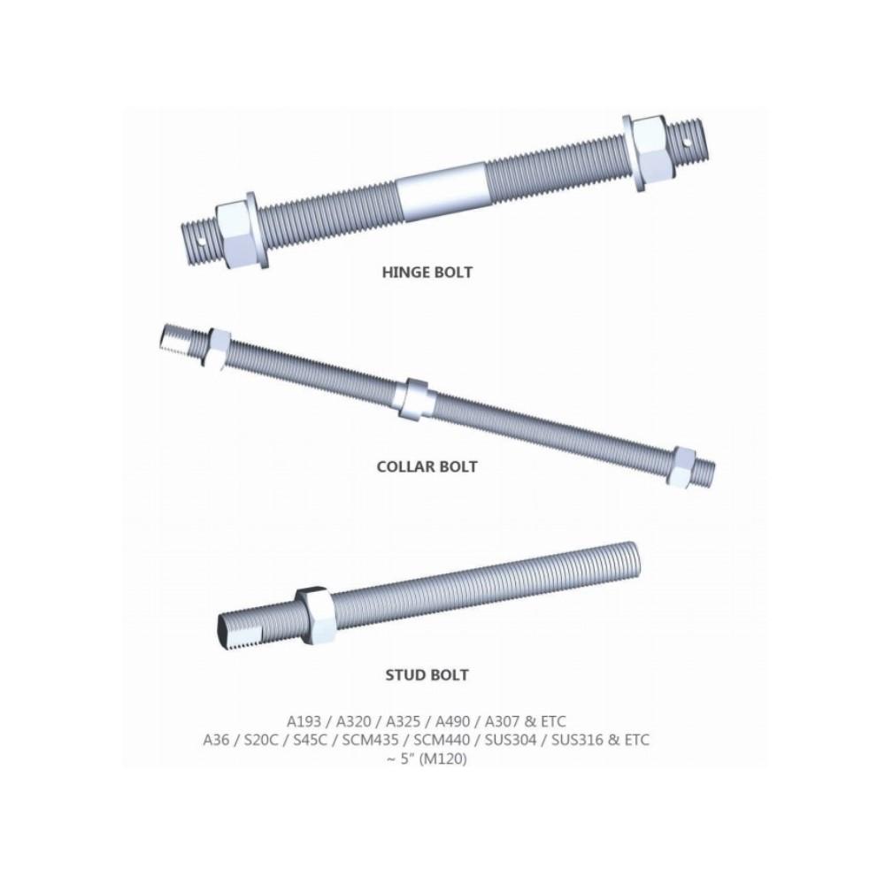 Bolt,Nut (Hex, Socket, Holding down, End choke, etc.)