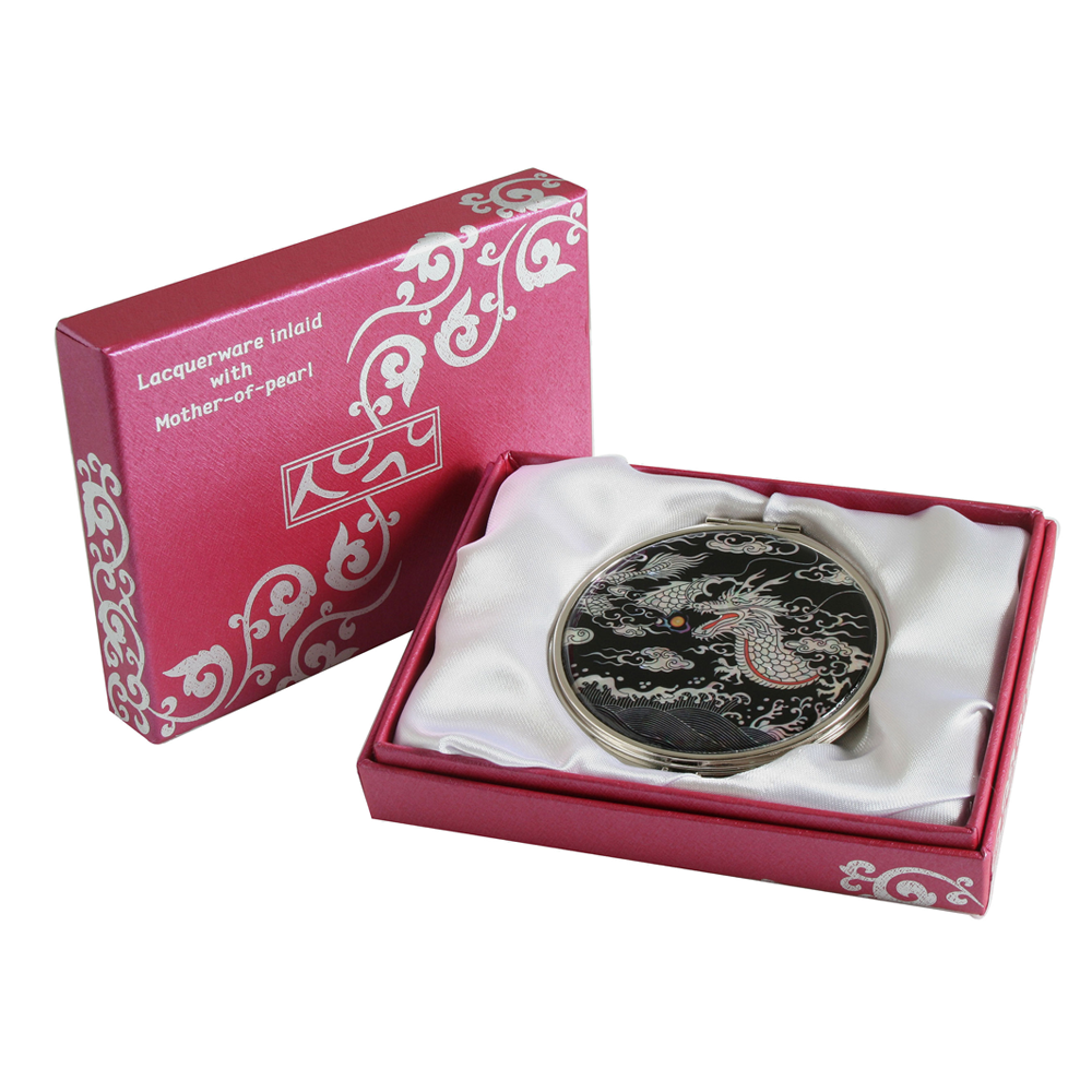 Portable Makeup Compact Double Magnifying Mirror Cosmestic Foldable Pocket Style