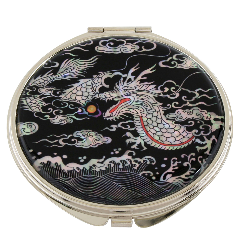 Portable Makeup Compact Double Magnifying Mirror Cosmestic Foldable Pocket Style