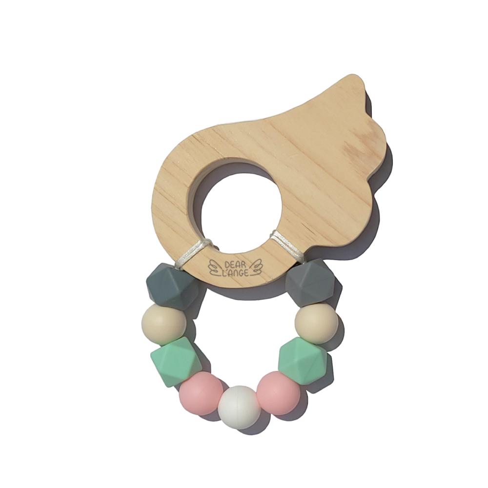 Korean Wooden Teether Toy Supplier, HINOKI WOODEN TEETHER TOY