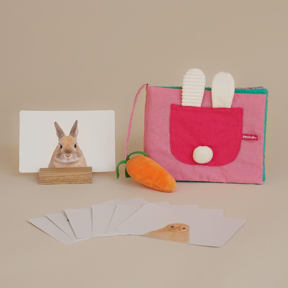 Peekaby Play Kit (3-4 months): Stage-based Montessori Baby Toy Set for Child Development