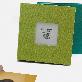 detail image4 Fabric Frame Cover Photo Album 1UP, 5x7 50 Pockets (Olive green)