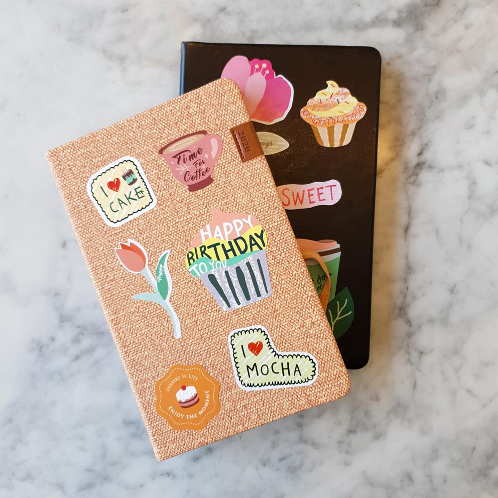 Deco Stickers 4Types, Set of 20