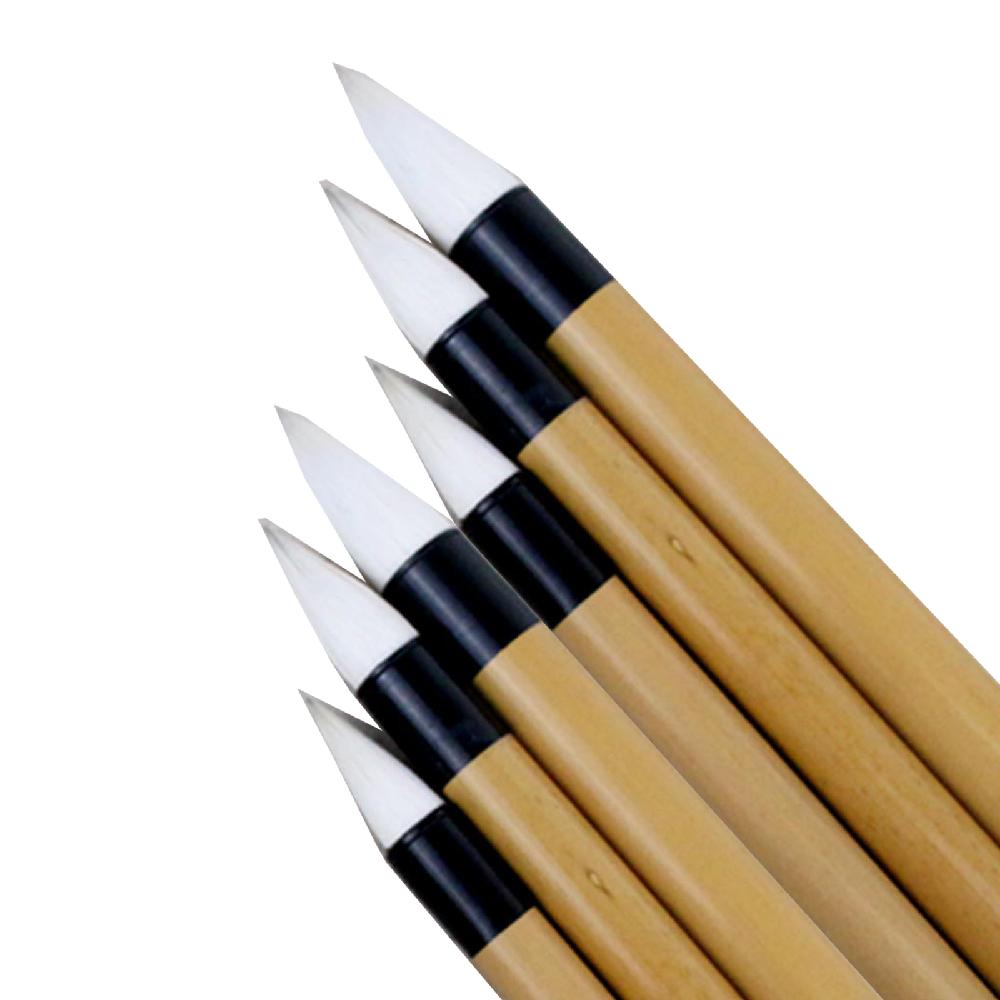 Korean Folk Art Quality Natural Wool Barim Shading Brush for Asian folk art, calligraphy, watercolor