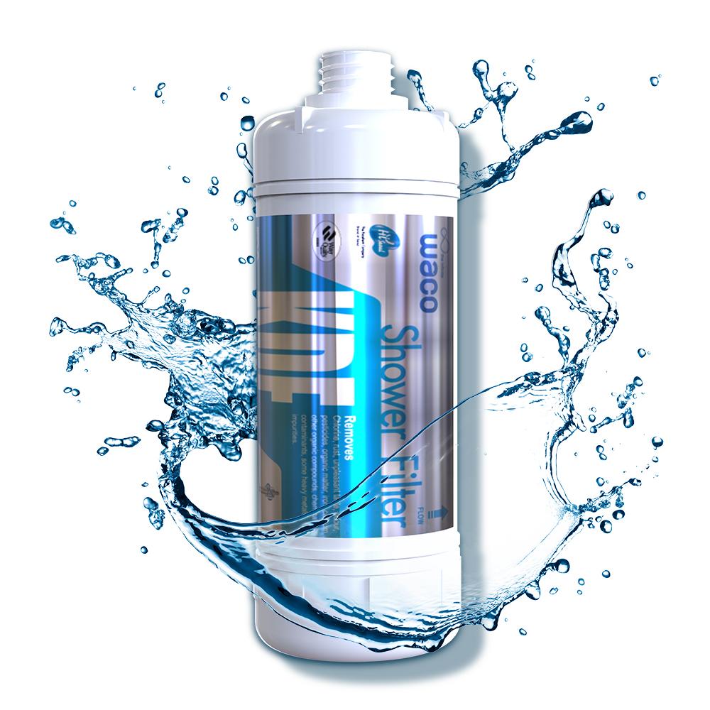 KDF Shower Filter High Pressure Shower Head Boosting Water Bathroom