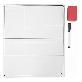 full image NEATS Reminder Magnetic Dry Erase Whiteboard for Refrigerator A Type-Round Border