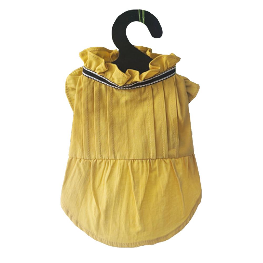 Tint Frill blouses (Yellow / XL size)