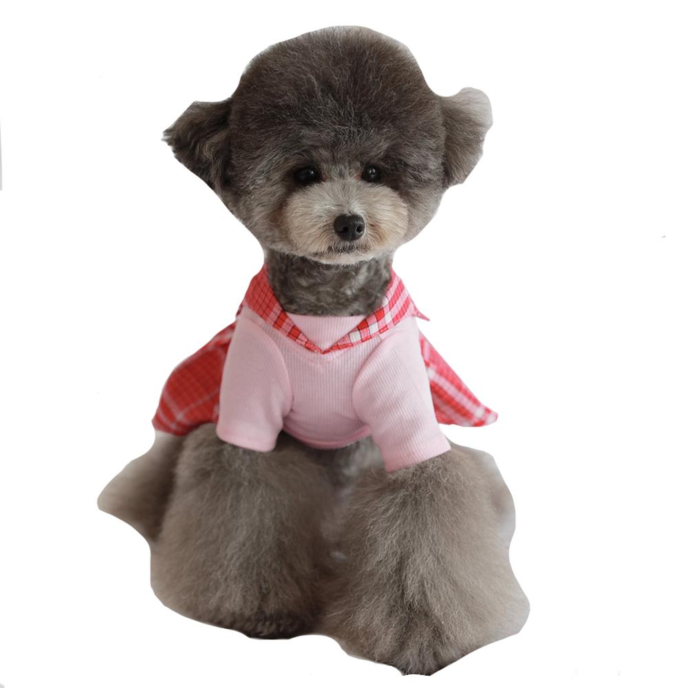 Rora Check Sailor One-piece (Red / M size)