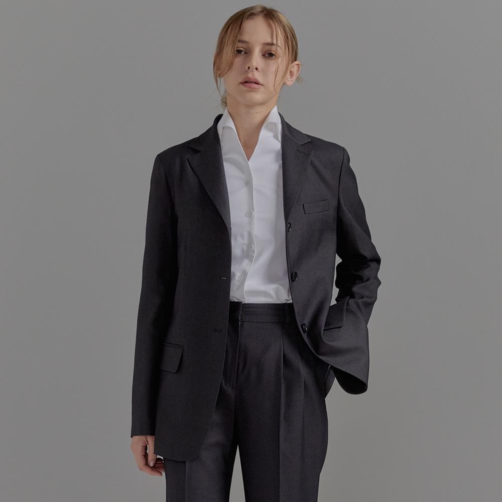 3-Button Classic Wool Jacket