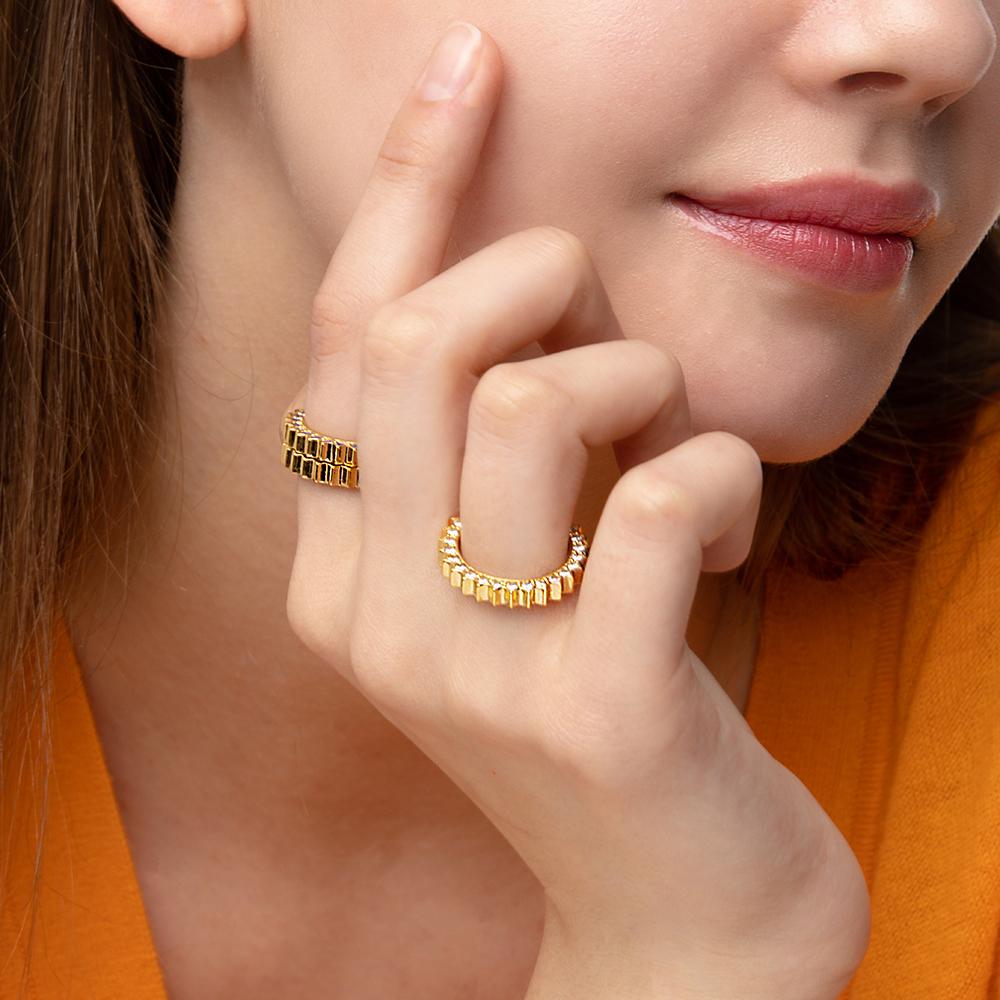 Solar Circle White Ring ( S925 )