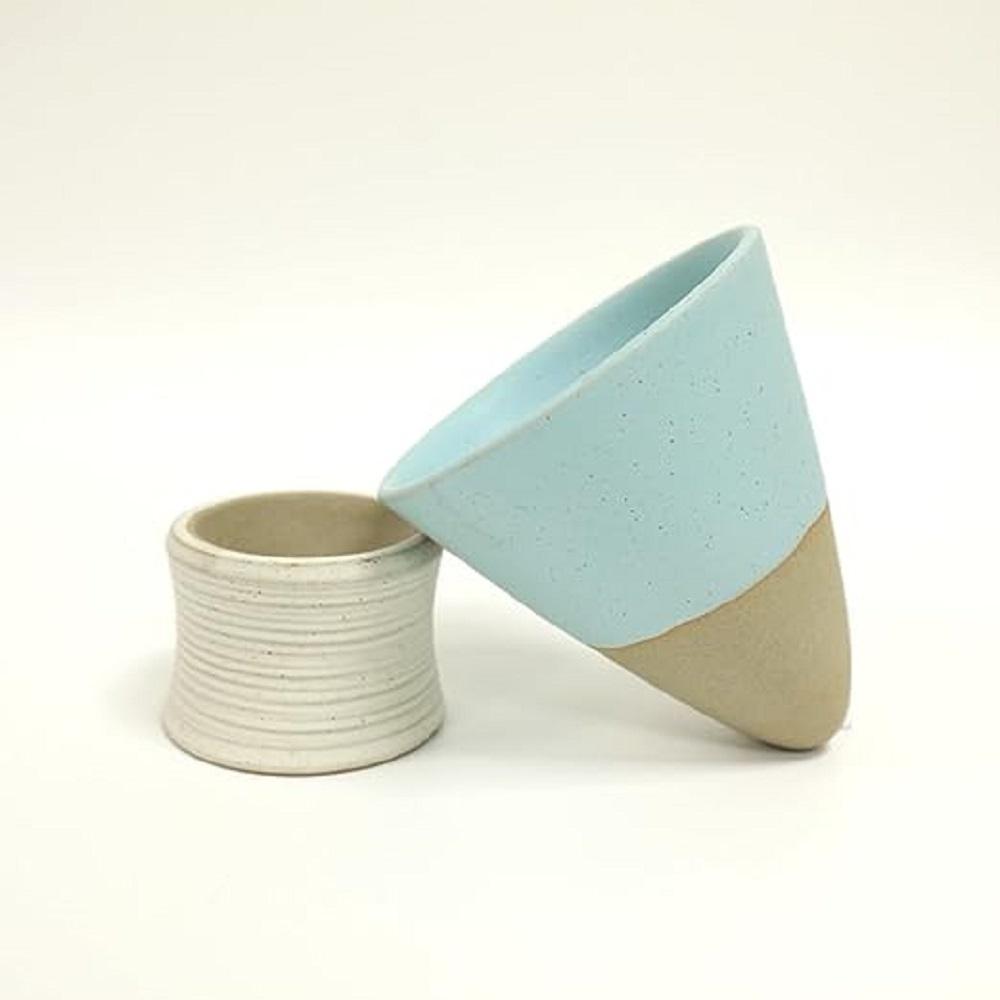 Shining People Korean Traditional Ceramic Premium Tea Cup (1EA) - Multi Use, Coffee cup, No Handles,