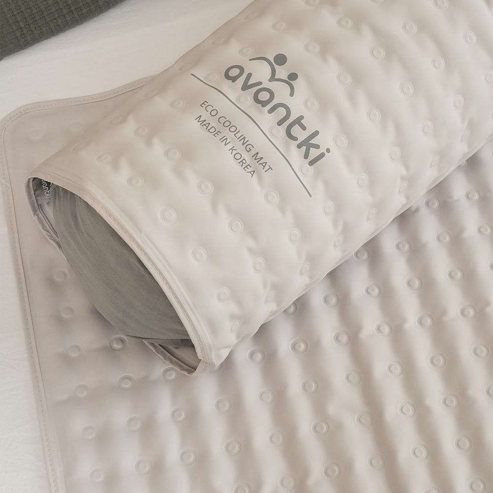 AVANTKI Eco Cool Bedding Set - Cooling Mat, Cooling Pillow, Cooling Body Pillow