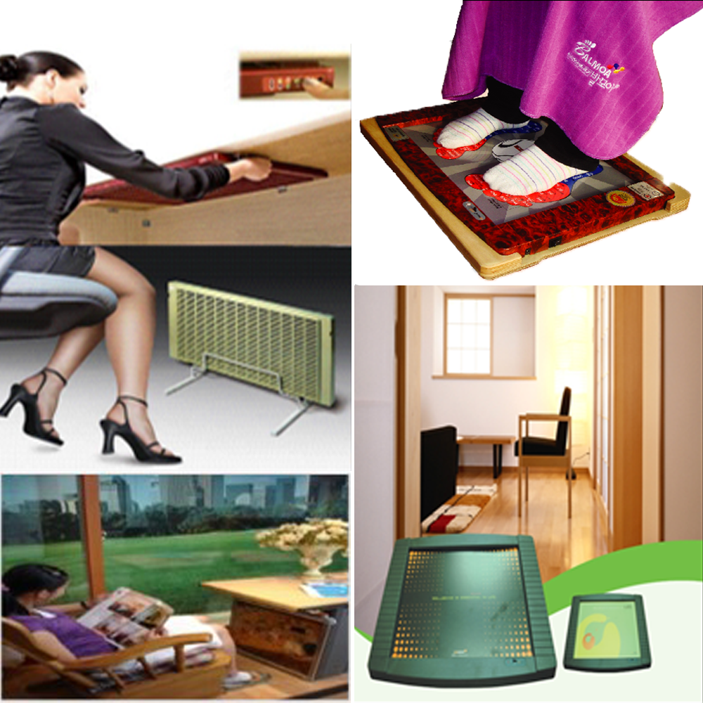 Personal desk heater with air sterilization function without filter replacement