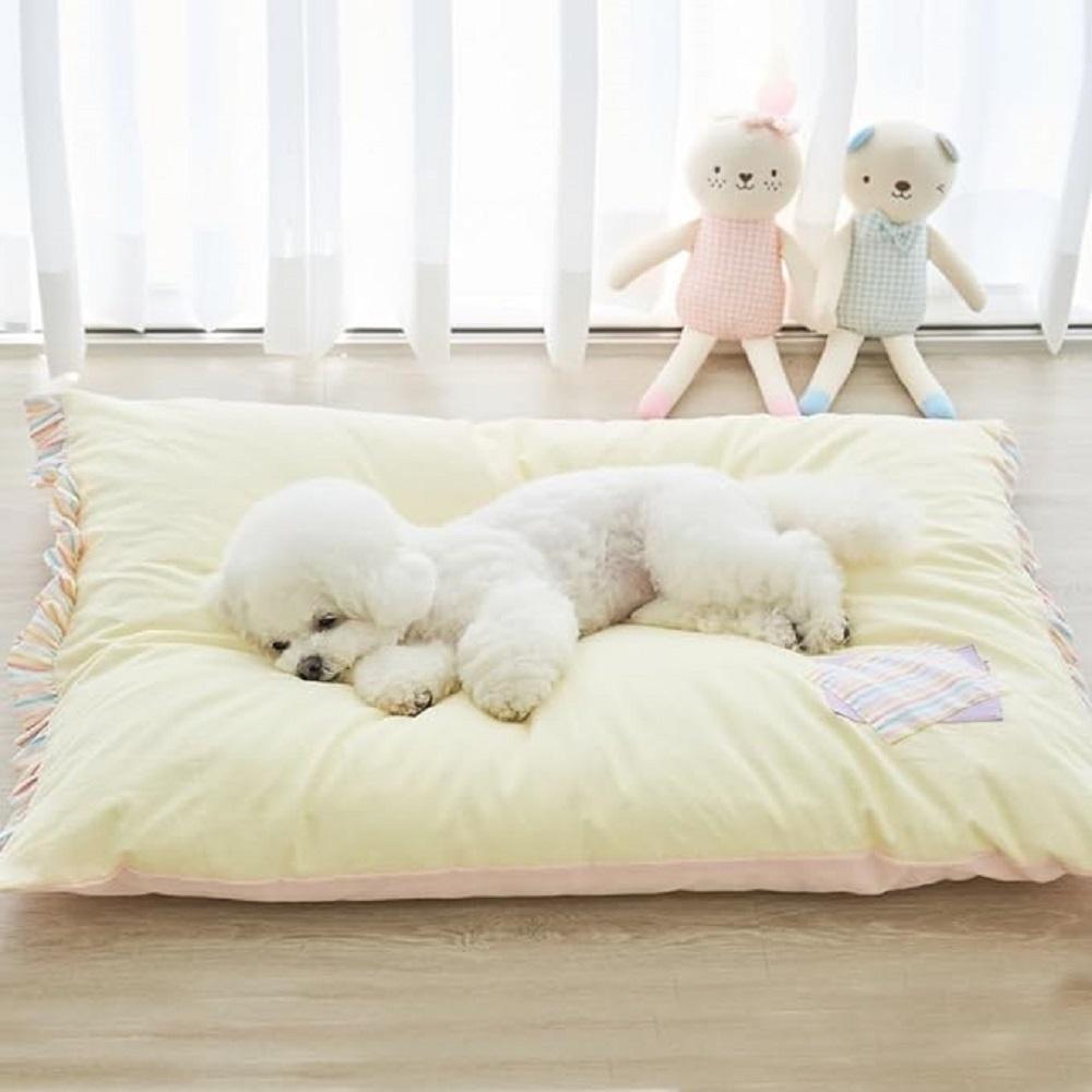 MOONGMING Pet Cushion for Summer/All Seasons, Safe Material, Comfortable Cushion for Dogs Puppies Ca
