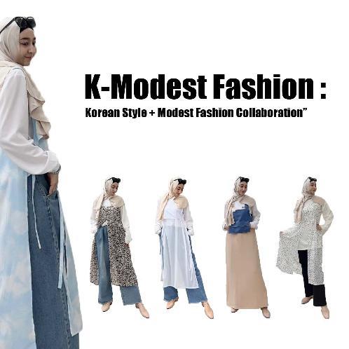Long vest design | modest fashion, k-modest, modest cclothes