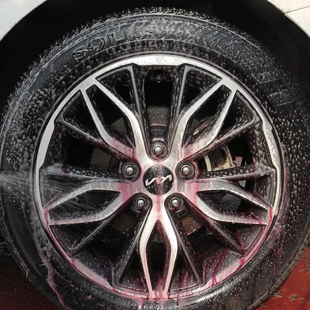 Car Wheel Cleaner with Iron Removal Function, pH7 Neutral