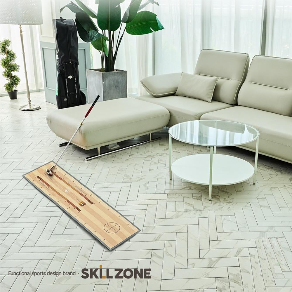 SKILLZONE Putting Practice Mat 1m_Detailed Practice, Portable, Easy and Simple, Golf Practice Drills