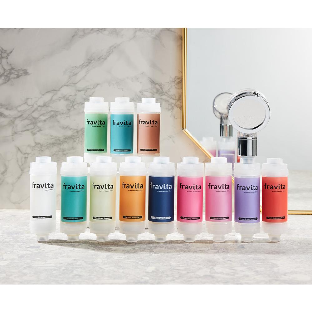 Fravita Vitamin Aroma Shower Filter #May Queen Rose