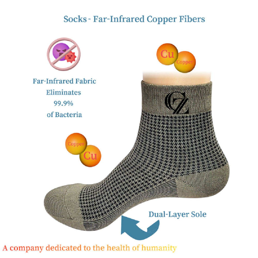 Functional Socks with Far-Infrared Radiation