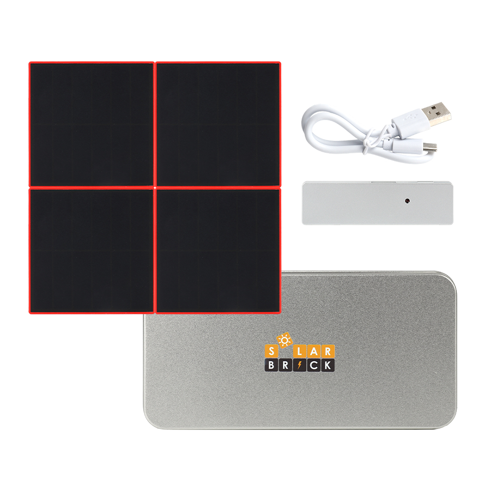 Portable combinable solar charger SolarBrick GEN1