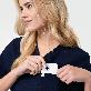 detail image3 Women's-Single-Pocket-Scrub-Top-Eco-Navy
